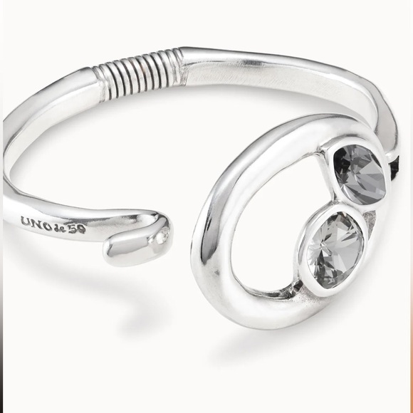 UNO de 50 Bracelet •TOGETHER •Size M -•Silver with Swarovski Crystals - Picture 2 of 15
